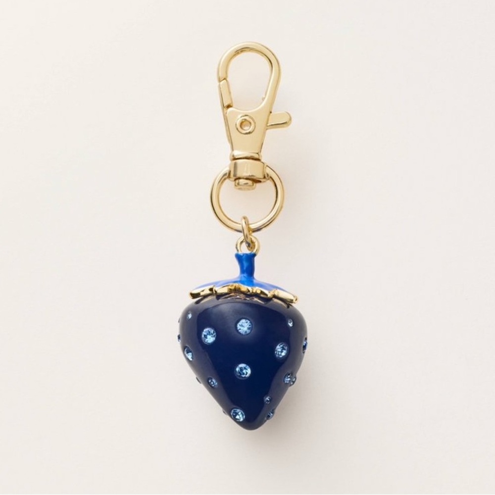 Kate Spade x Target Blue Strawberry Bag Charm